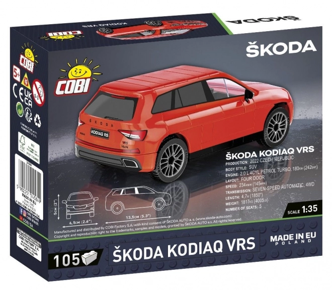 Stavebnica stredný SUV Škoda Kodiaq VRS