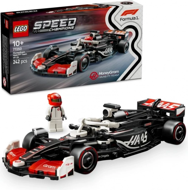 lego speed champions formule 1 moneygram haas vf-24 pretekársky voz