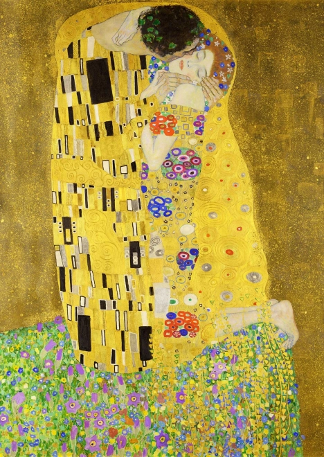 Puzzle Gustav Klimt Polibek 1000 dielikov