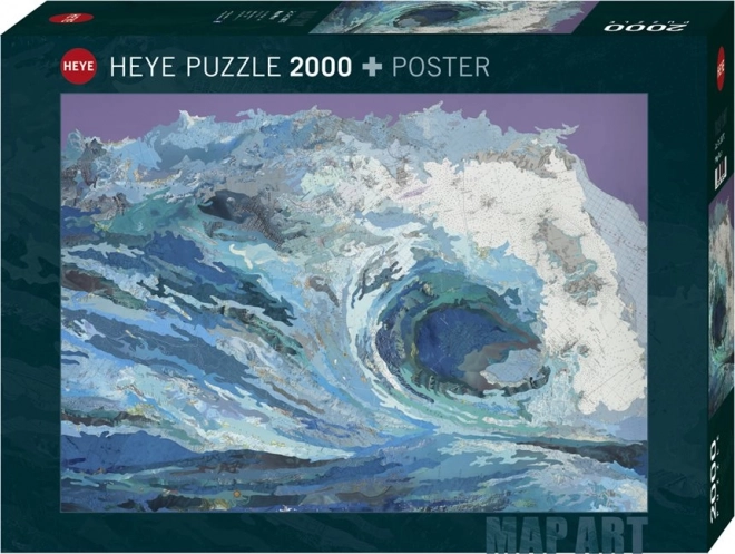 Heye Puzzle - Umenie Mapy: Vlna 2000 dielikov