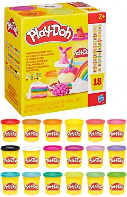Play-Doh veľká sada 18 kelímkov