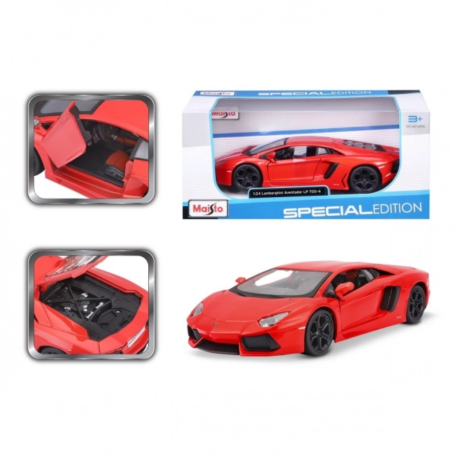 Kovový model Lamborghini Aventador Coupé 1:24