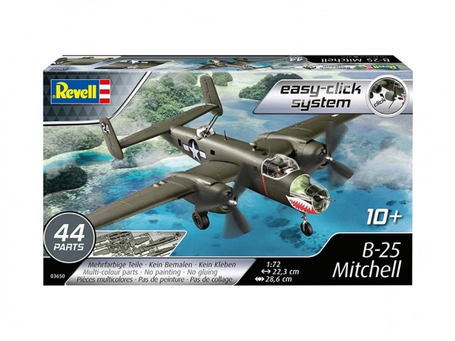 Model plastového lietadla B-25 Mitchell
