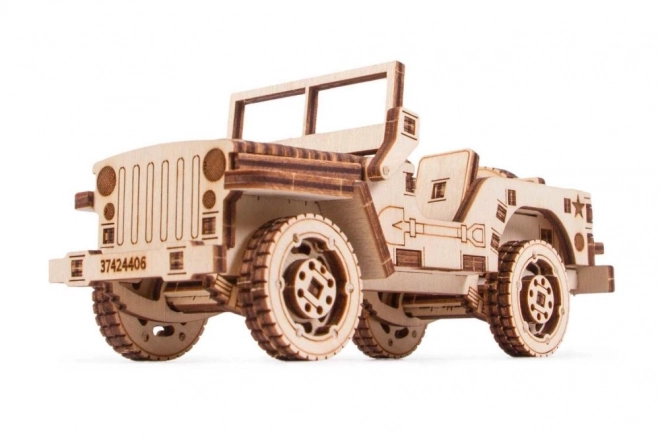 Drevené puzzle 3D Jeep