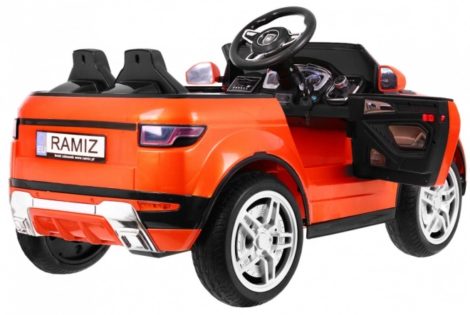 Autíčko Rapid Racer elektrické pre deti Oranžové