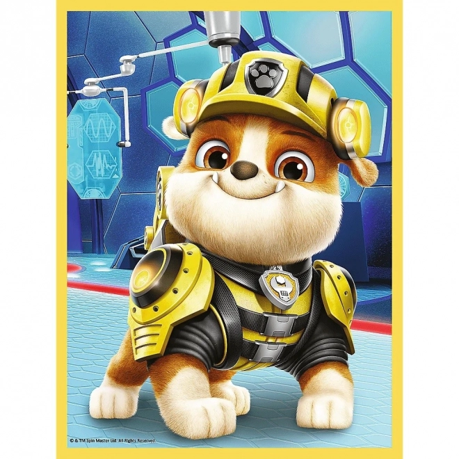 Obojstranné puzzle Tlapková Patrola: Sky a Rubble BABY MAXI