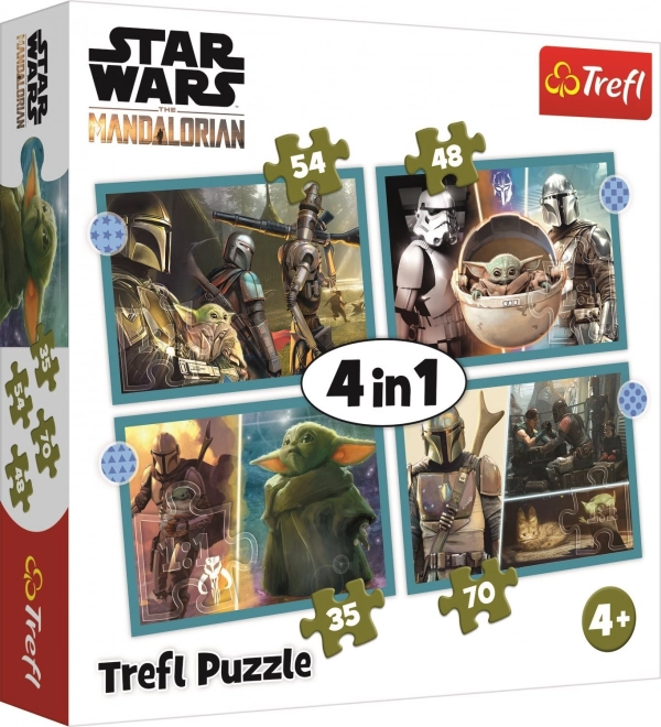 Puzzle Star Wars: Mandalorian 4v1