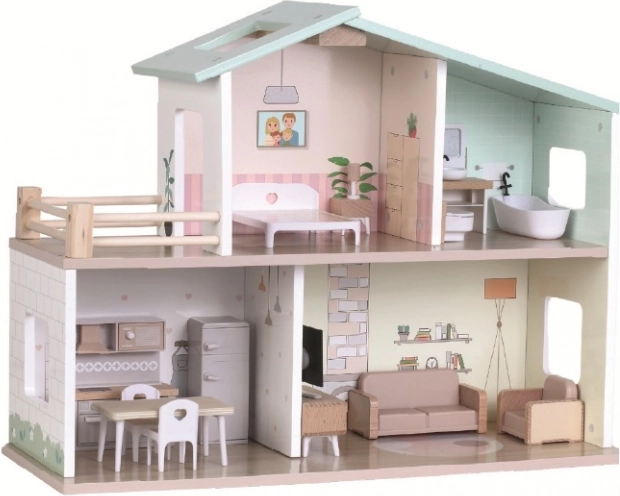drevený domček pre bábiky Anička 2Kids Toys