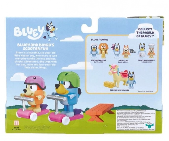 Bluey Jazda na kolobežke