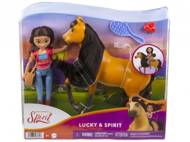 Súprava Spirit Lucky a kôň Mustang