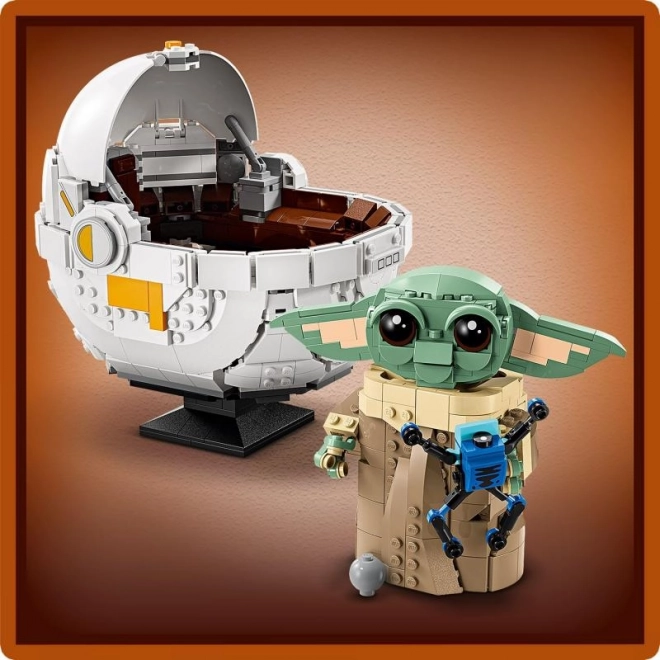 Lego Star Wars Grogu vo vozíku