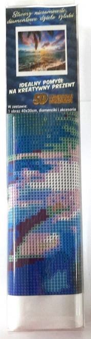 Norimpex Diamantové maľovanie Západ slnka v raji 30x40cm