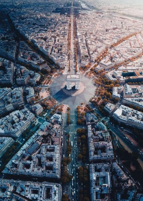 Ravensburger Puzzle Pohľad na Paríž 1000 Dielikov