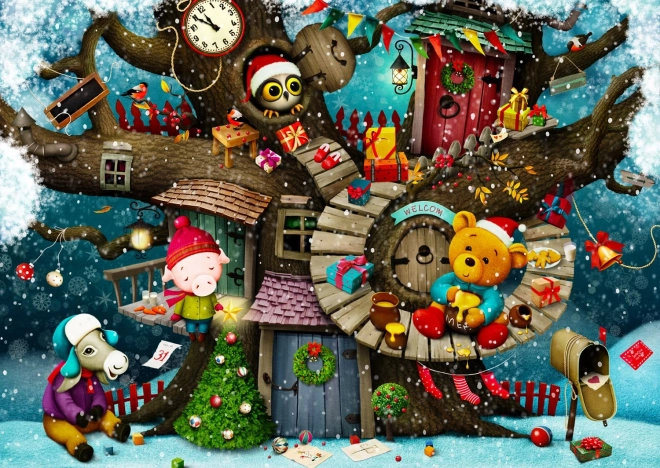 ENJOY puzzle Rozprávkové Vianoce 1000 dielikov