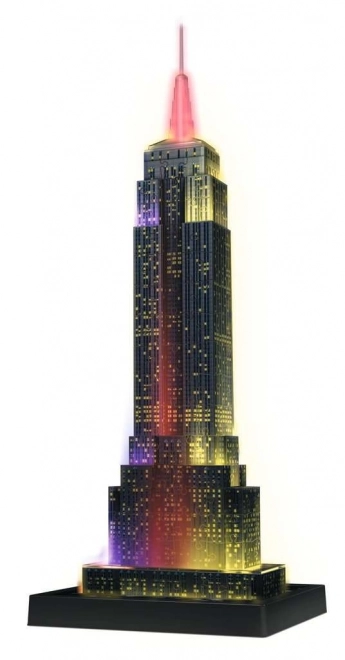 Svietiace 3D Puzzle Nočná Edícia Empire State Building