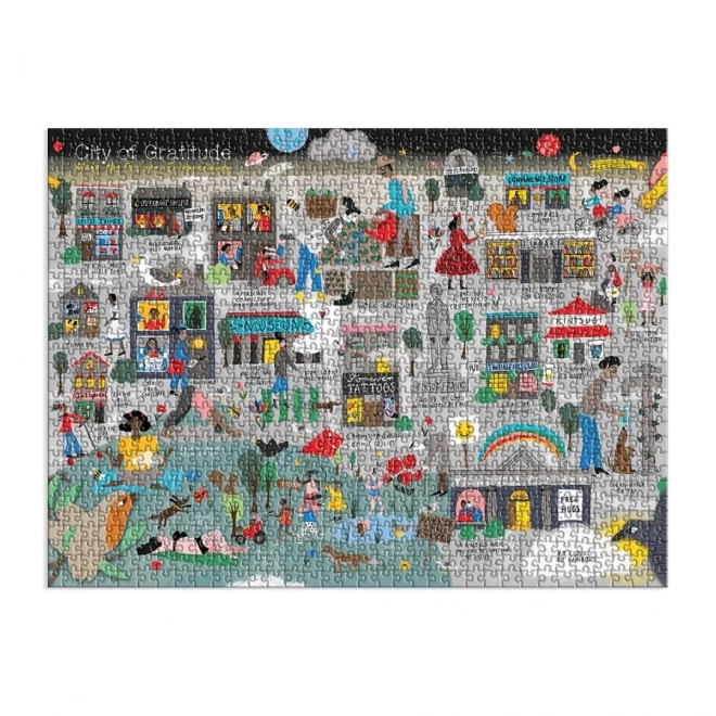 Puzzle Mesto vďačnosti 1000 Dielikov