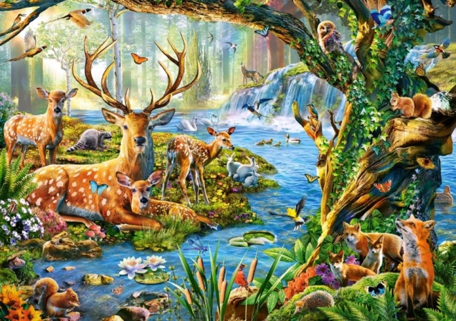 Castorland Puzzle Život v lese 500 dielikov