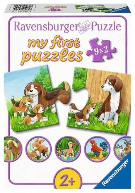 Moje prvé puzzle Zvieracie rodiny