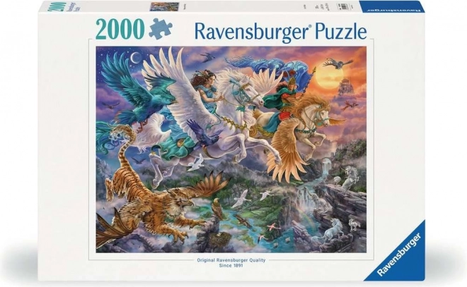 Ravensburger puzzle Vzduch na Pegasovi 2000 dielikov