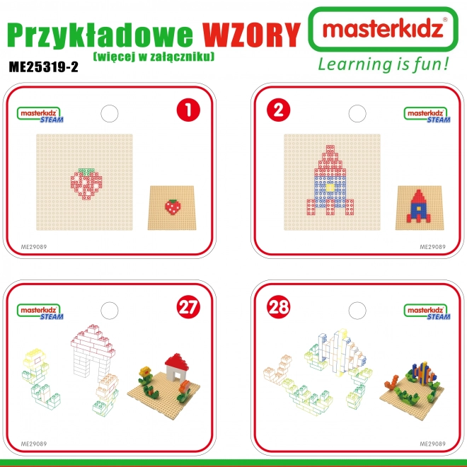 Vzdelávací stol MASTERKIDZ s príslušenstvom a 563 stavebnými dielmi