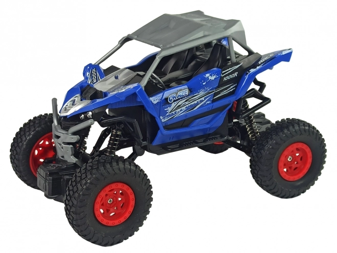 Terénne Auto Off-Road Na Diaľkové Ovládanie 2,4 GHz 1:16 Modré