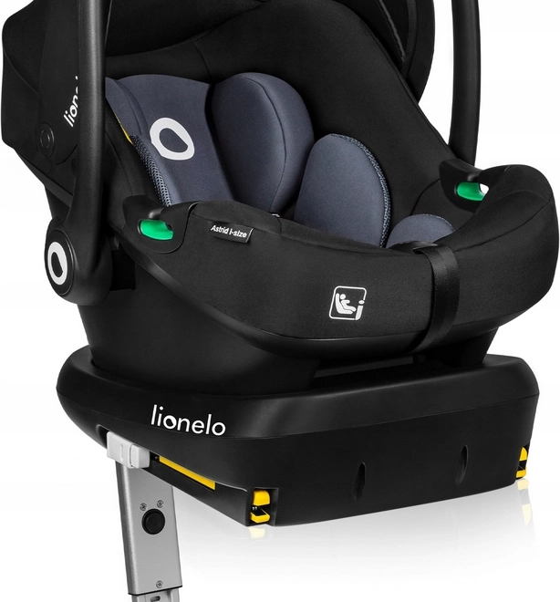 Lionelo autosedačka Astrid i-Size čierno-šedá