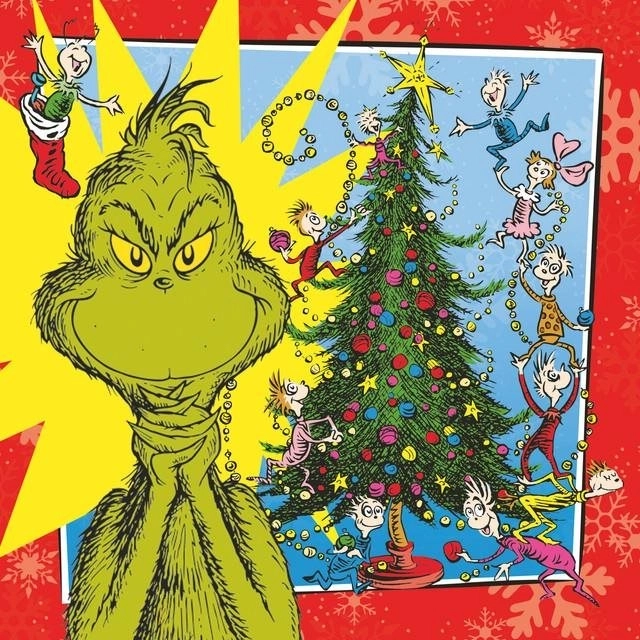 Ravensburger puzzle Grinch 3x49 dielikov