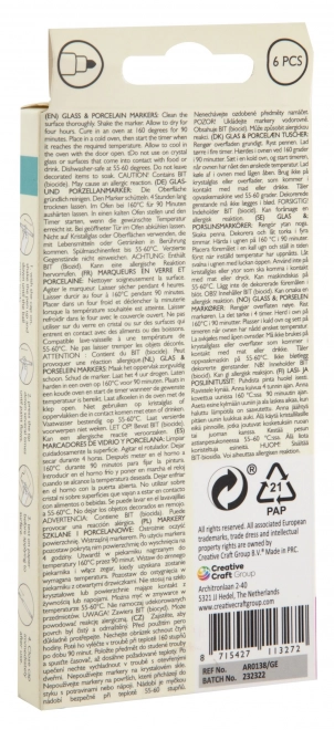 Popisovač na porcelán a sklo