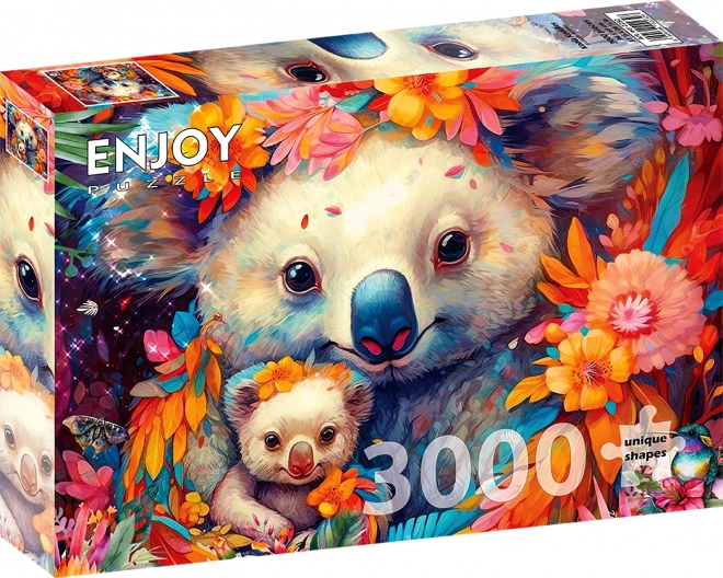 Puzzle Mazlení s koalou 3000 dielikov