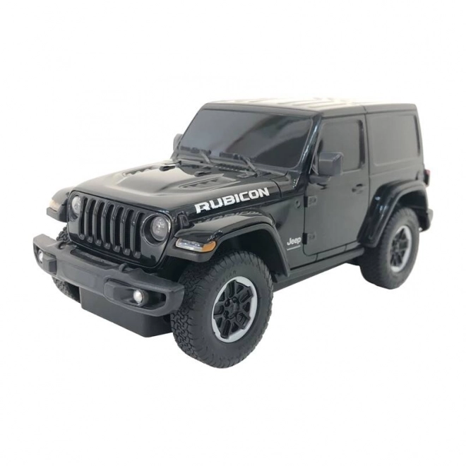 Diaľkovo ovládané auto Rastar Jeep Wrangler JL 1:24 čierne