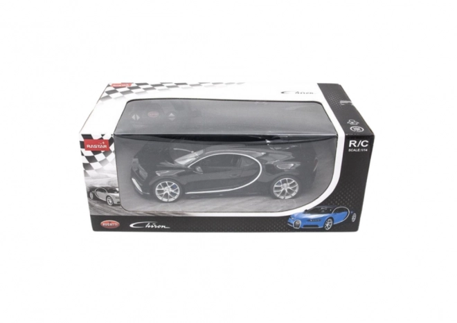 Závodné auto Bugatti Chiron RC čierne 1:14