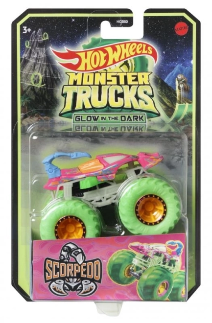 Hot Wheels Monster Trucks Svietiace v Tme