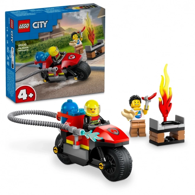 LEGO City Hasičská záchranná motorka