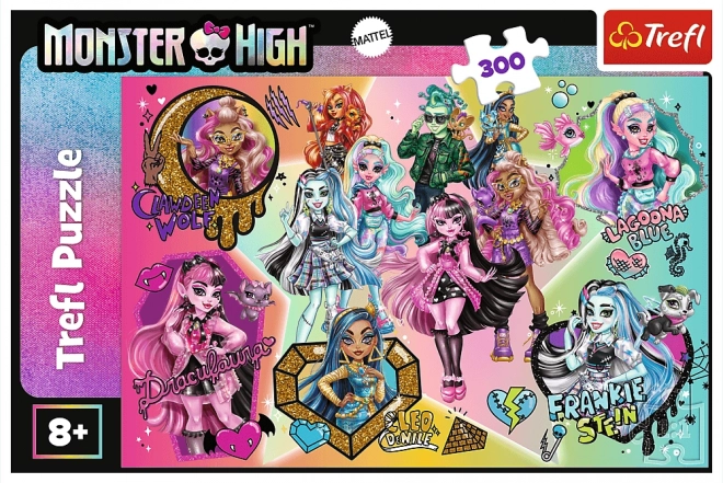 Puzzle Monster High: Zombie na vrchole 300 dielikov