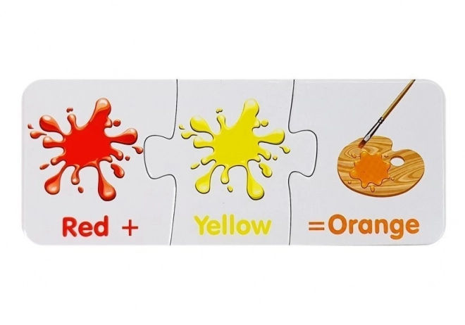 Edukativne Puzzle Farby Angličtina