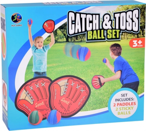Športová hra Catchball sada 2 x terč + 2 loptičky