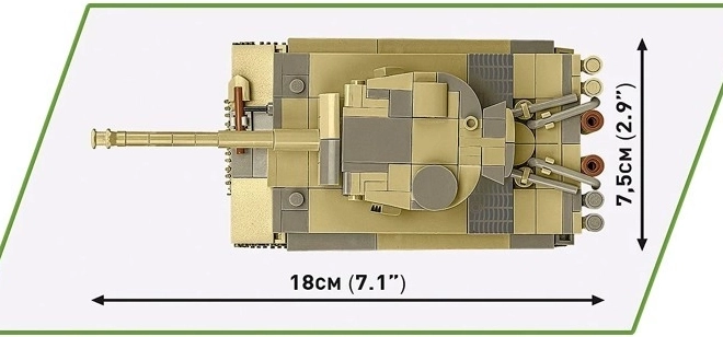 Model tanku Panzer VI Tiger I č. 131 od COBI