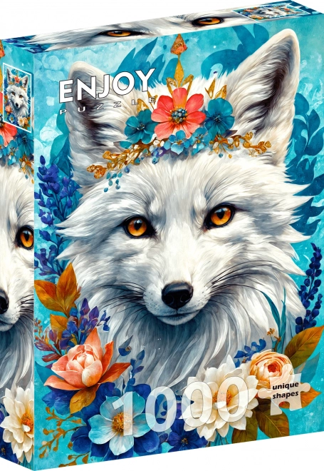 Puzzle Rozkvitnutá snežná líška 1000 dielikov