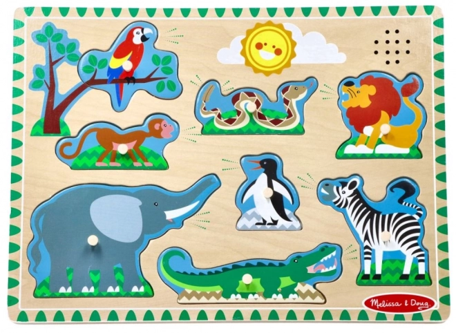 Zvukové puzzle - Zoo