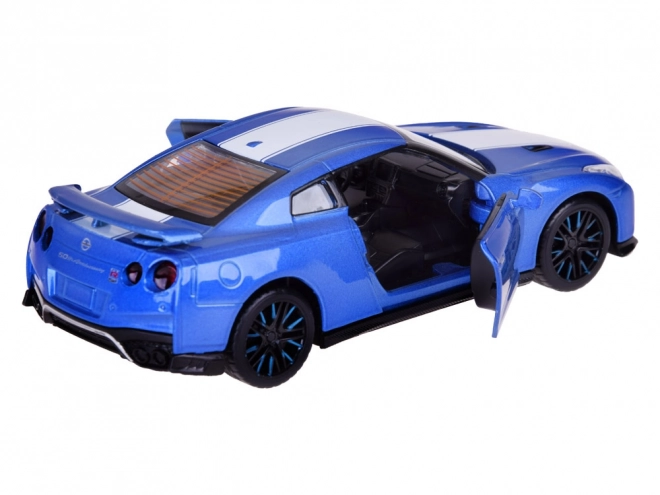 Kovový model auta Nissan GT-R 1:32 s otváracími dverami