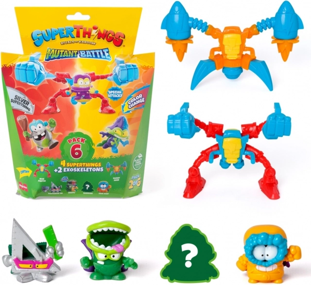 Figúrka SuperThings Mutant Battle 6 ks