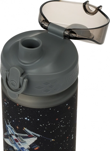 Tritánová fľaša na pitie BAAGL Pixel Space 500 ml