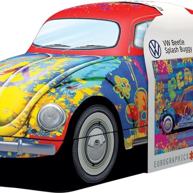 Puzzle EUROGRAPHICS v plechovej krabičke Volkswagen Chrobák 550 dielikov