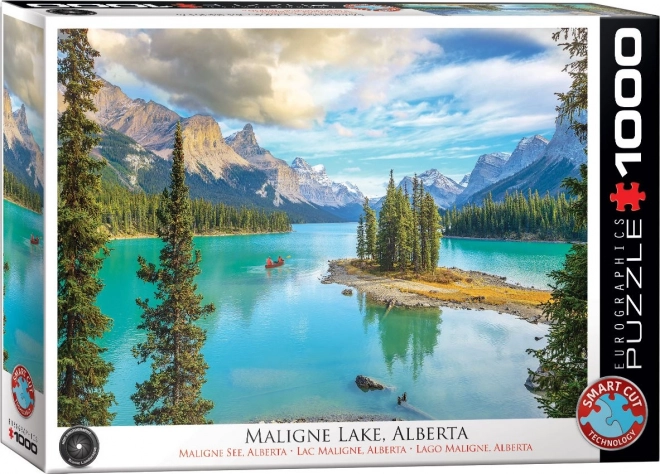 Eurographics Puzzle Maligne Lake Alberta