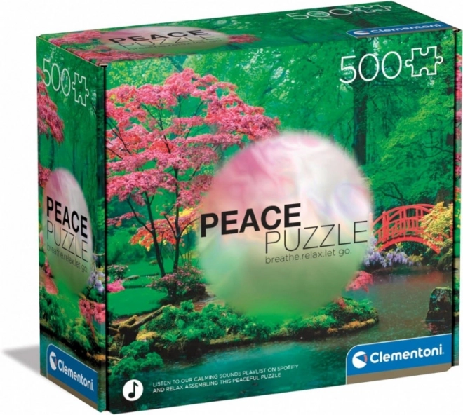 Puzzle Clementoni 500 dielikov: Peace Collection Raindrops Lullaby