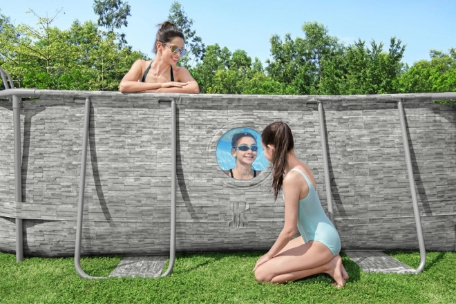 Samonosný bazén Bestway Power Steel Swim Vista 427 x 250 x 100 cm