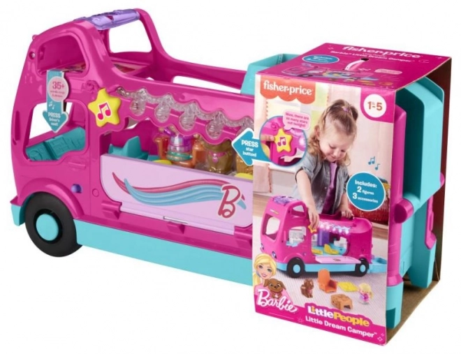 Fisher-Price karavan snov Barbie s osvetlením a zvukmi