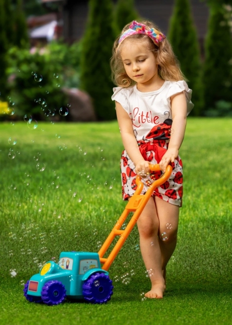 Bublinkový traktor Fru Blu so súpravou a roztokom 0,4l