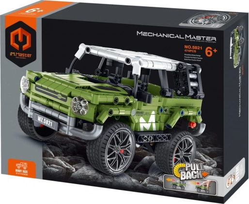 Stavebnica IM.MASTER terénne auto 474 dielikov so spätným natiahnutím