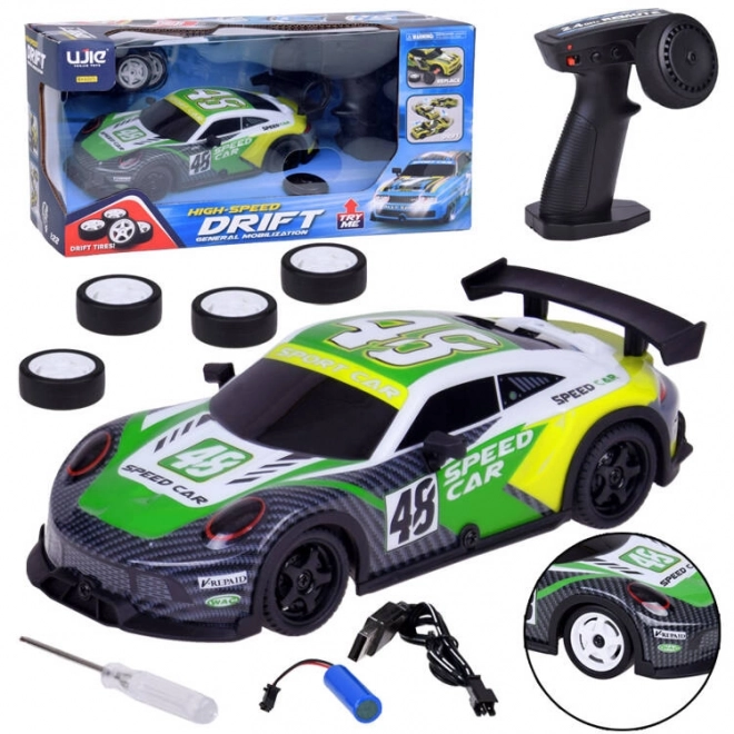 Závodné auto na driftovanie s diaľkovým ovládaním